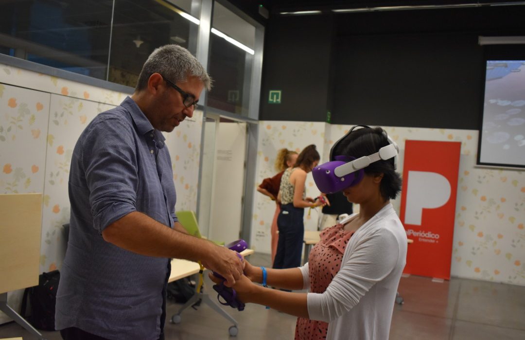 Un dels 'workshops' del Fixing the Future 2023 va girar al voltant de la Realitat Virtual i la Realitat Augmentada | Habilis