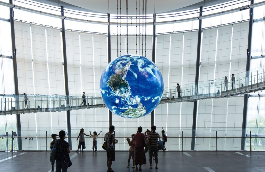 La Geoesfera del Museu de Tokyo s'ha convertit en un símbol del museu però també de la ciutat.